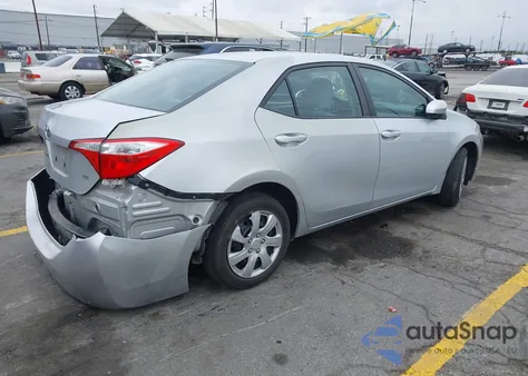 2015 Toyota Corolla Le from USA, damaged, VIN 5YFBURHE8FP284803